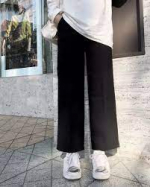 Quần baggy đen