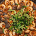 Ốc bông xào tỏi