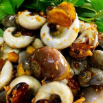 Ốc mỡ xào tỏi
