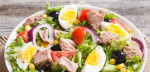 Salad cà ngừ + trứng