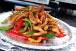 Râu mực chiên