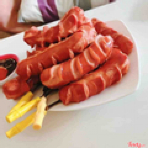 xúc xích chiên