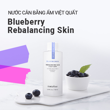 Nước cân bằng ẩm việt quất innisfree Blueberry Rebalancing Skin 150ml