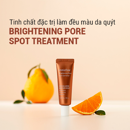 Tinh chất đặc trị làm mờ vết thâm quýt Hallabong innisfree Brightening Pore Spot Treatment 30ml