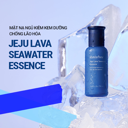 Tinh chất dưỡng ẩm chống lão hóa nước biển sâu dung nham innisfree Jeju Lava Seawater Essence 50ml