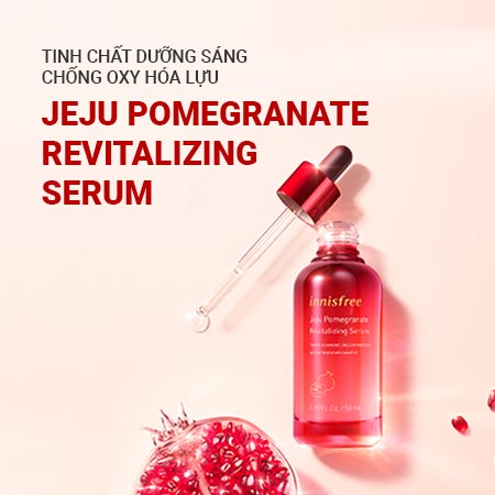 Tinh chất chống oxy hóa lựu innisfree Jeju Pomegranate Revitalizing Serum 50ml