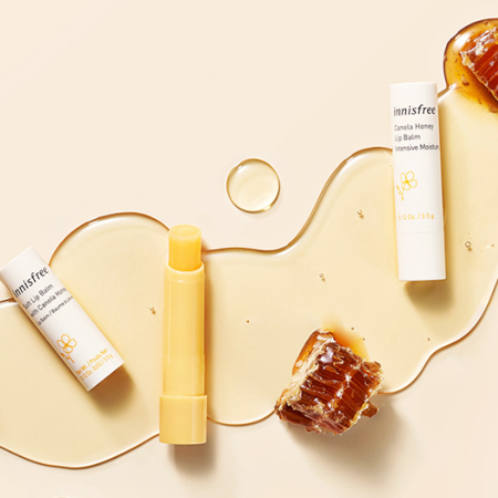 Son dưỡng môi chuyên sâu mật ong hoa cải innisfree Canola Honey Lip Balm Deep Moisture 3.5g