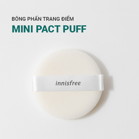 Bông phấn trang điểm innisfree Mini Pact Puff 1 ea