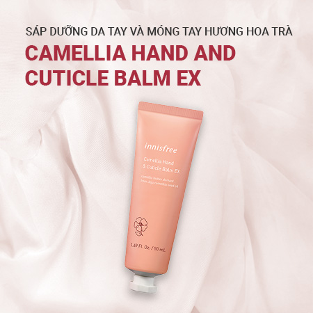 Sáp dưỡng da tay và móng tay hương hoa trà innisfree Camellia Hand And Cuticle Balm EX 50ml