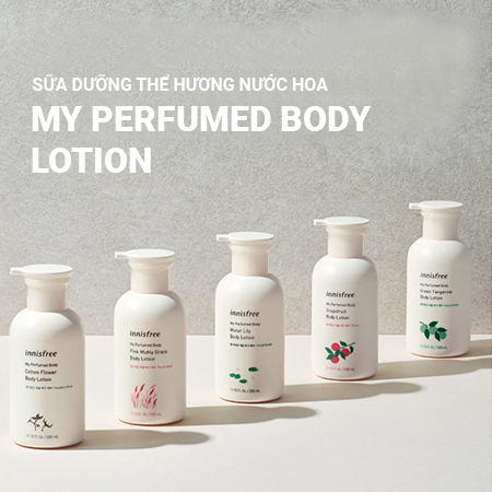 Sữa dưỡng thể hương nước hoa innisfree My Perfumed Body Lotion 330ml