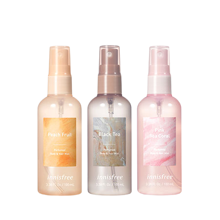 Guesthouse Morning  Peach Fruit  Pink Sea Coral  Black Tea  Cedar Wood  Xịt thơm toàn thân và tóc innisfree Perfumed Body & Hair Mist 100ml