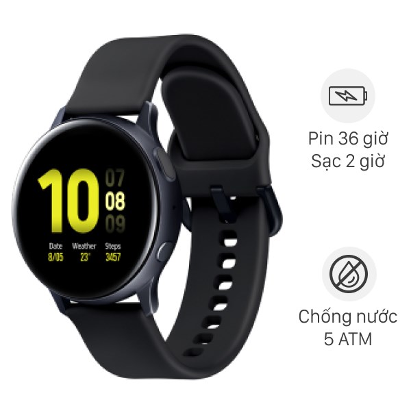 Samsung Galaxy Watch Active 2 44mm viền nhôm dây sillicone