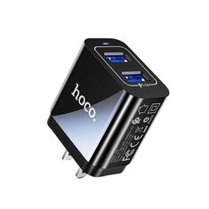 Bộ cốc kèm cáp sạc nhanh 2 cổng Hoco HK6 (Type-C, Lightning)