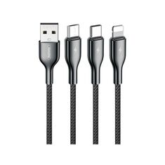 Cáp sạc 3 in 1 Remax RC-092th (Micro, Lightning, Type-C)