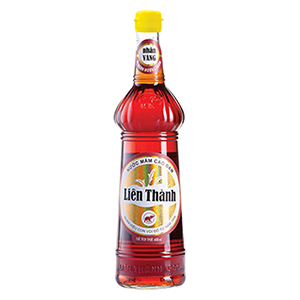 Nước mắm liên thành nhãn vàng...