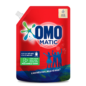 Nước giặt omo matic cửa trên...