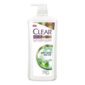 Dầu gội clear bạc hà 650g