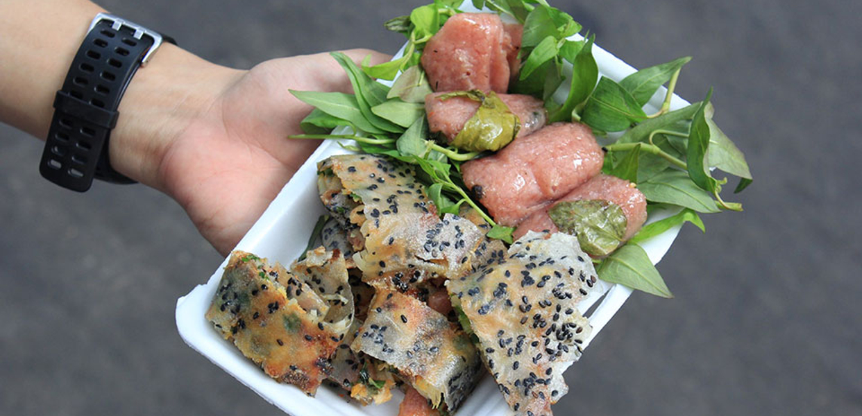 Bánh Tráng Nướng Mắm Ruốc Tóp Mỡ