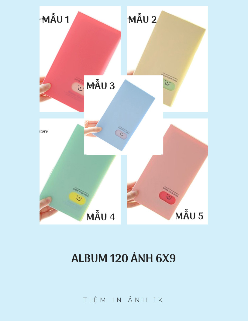 Sổ đựng 120 ảnh 6x9