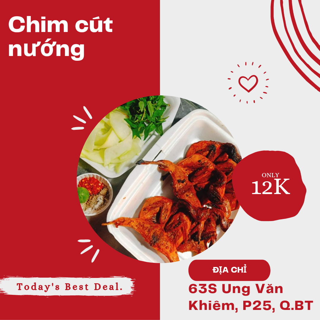 Chim cút nướng