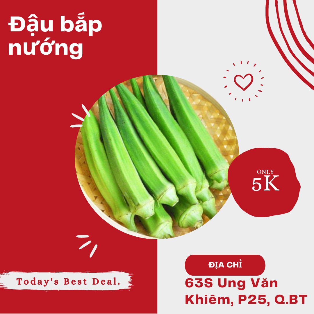 Đậu bắp nướng
