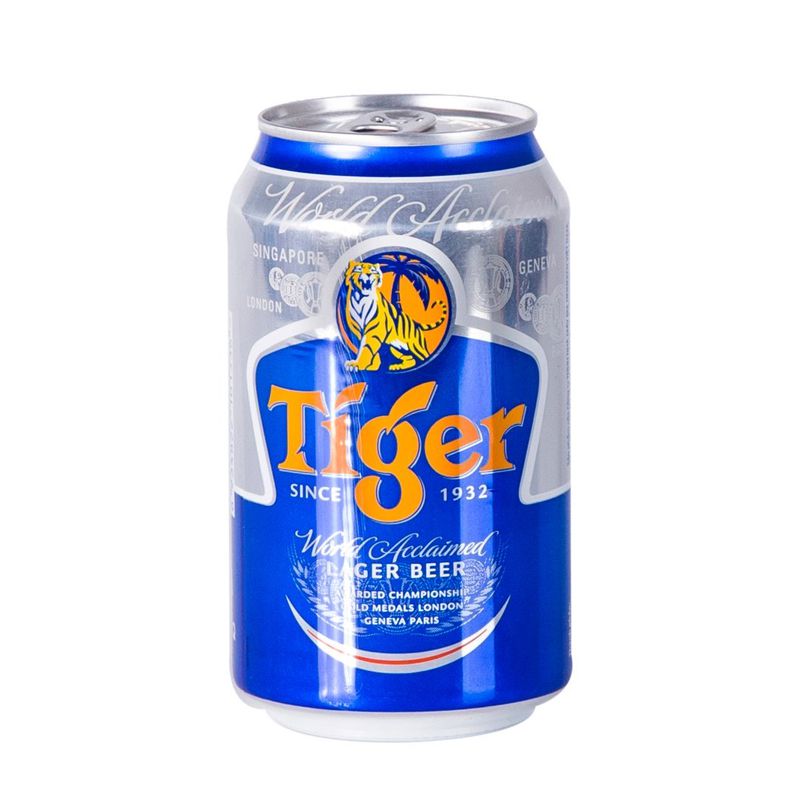 Bia tiger lon