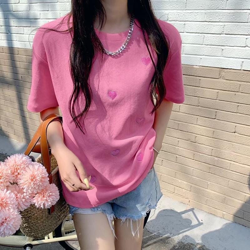 Link - Áo thun tay ngắn thêu hình trái tim chỉ 155.000 k (https://shorten.asia/e6VWkQqu)