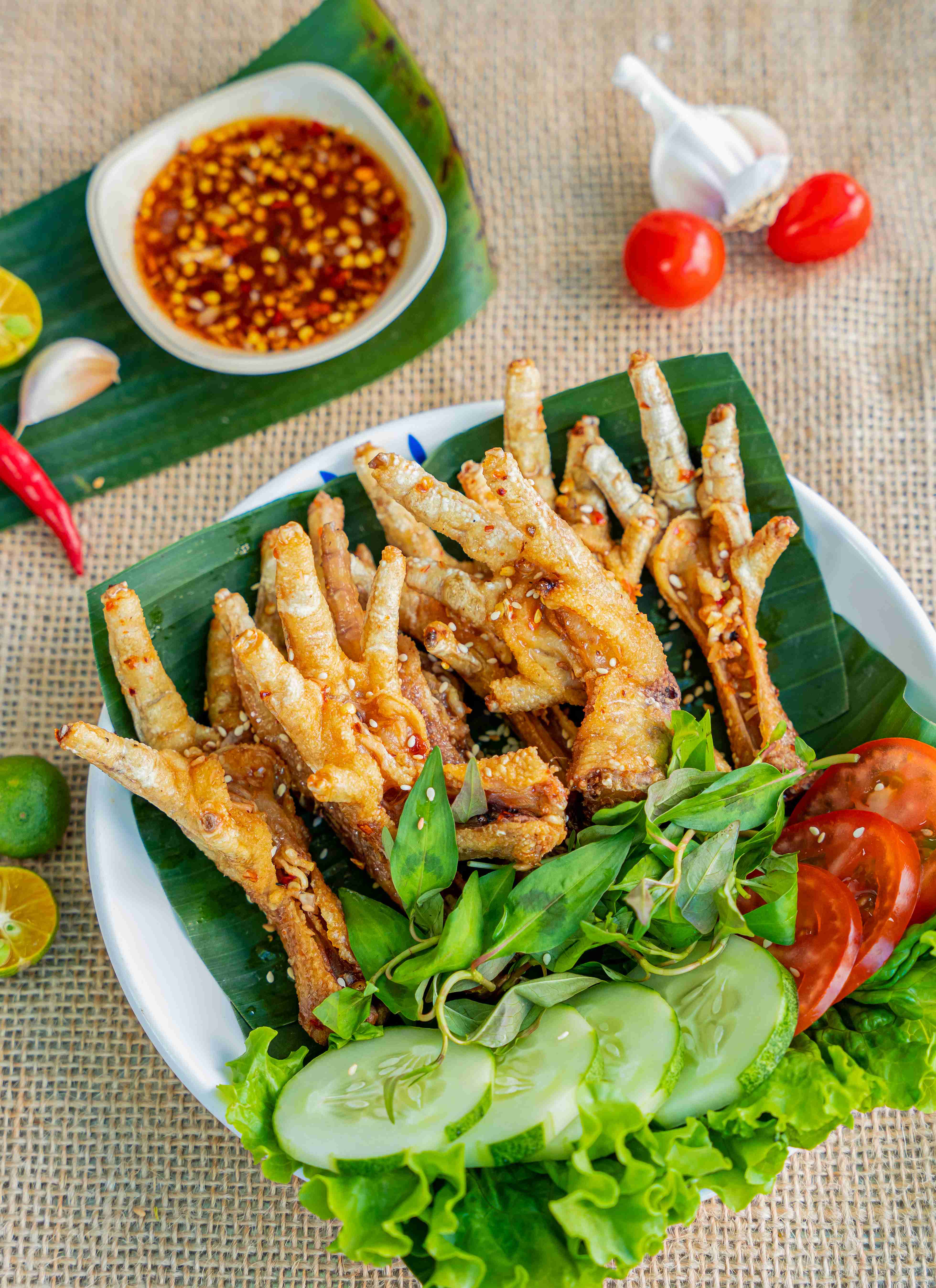Chân gà chiên mắm - Lớn