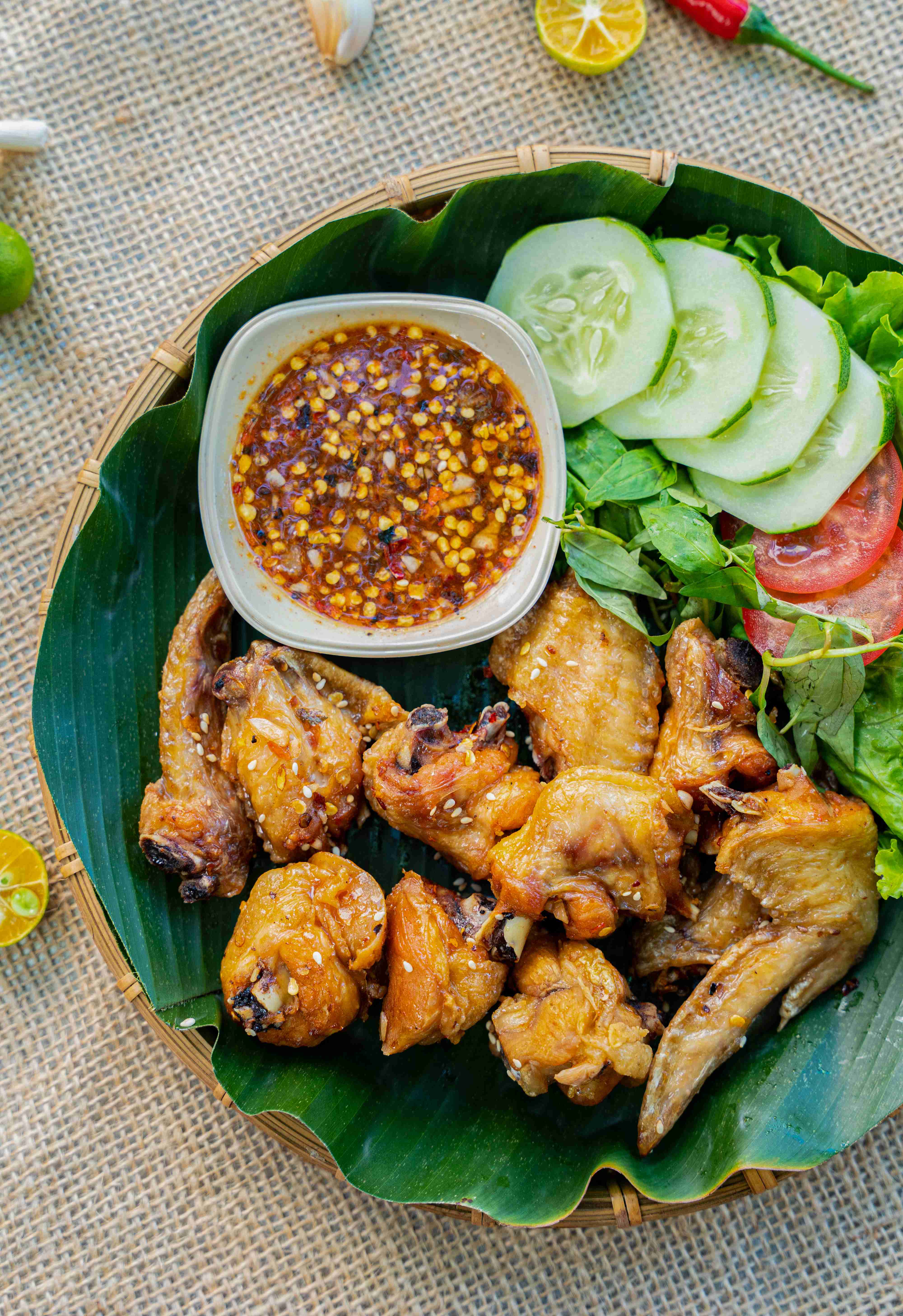 Cánh gà chiên mắm - Lớn