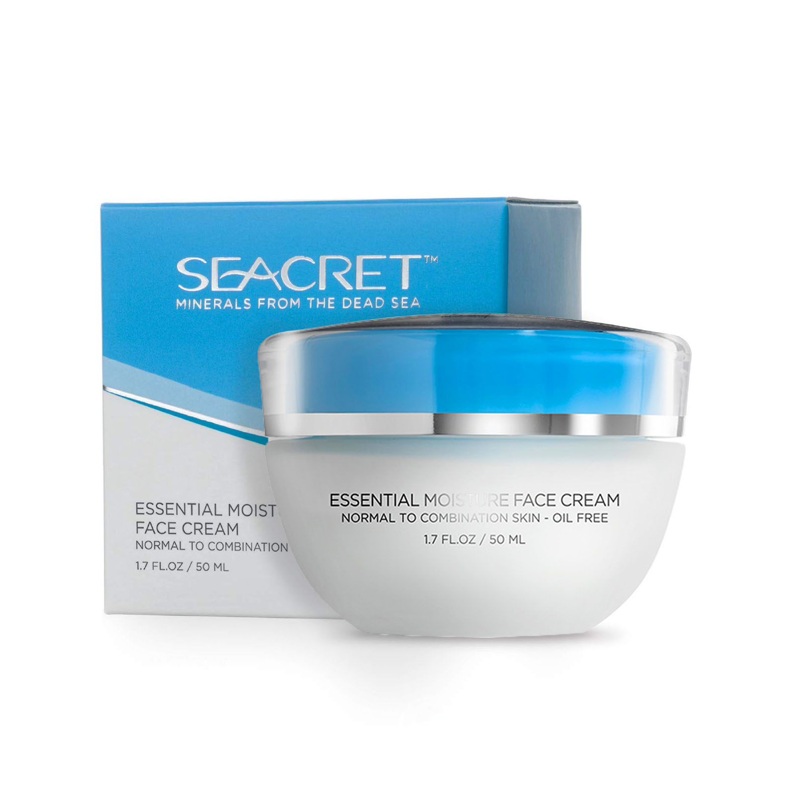 KEM DƯỠNG ẨM DỊU NHẸ VÀ KHÔNG CHỨA DẦU SEACRET ESSENTIAL MOISTURE FACE CREAM NORMAL TO COMBINATION SKIN OIL-FREE