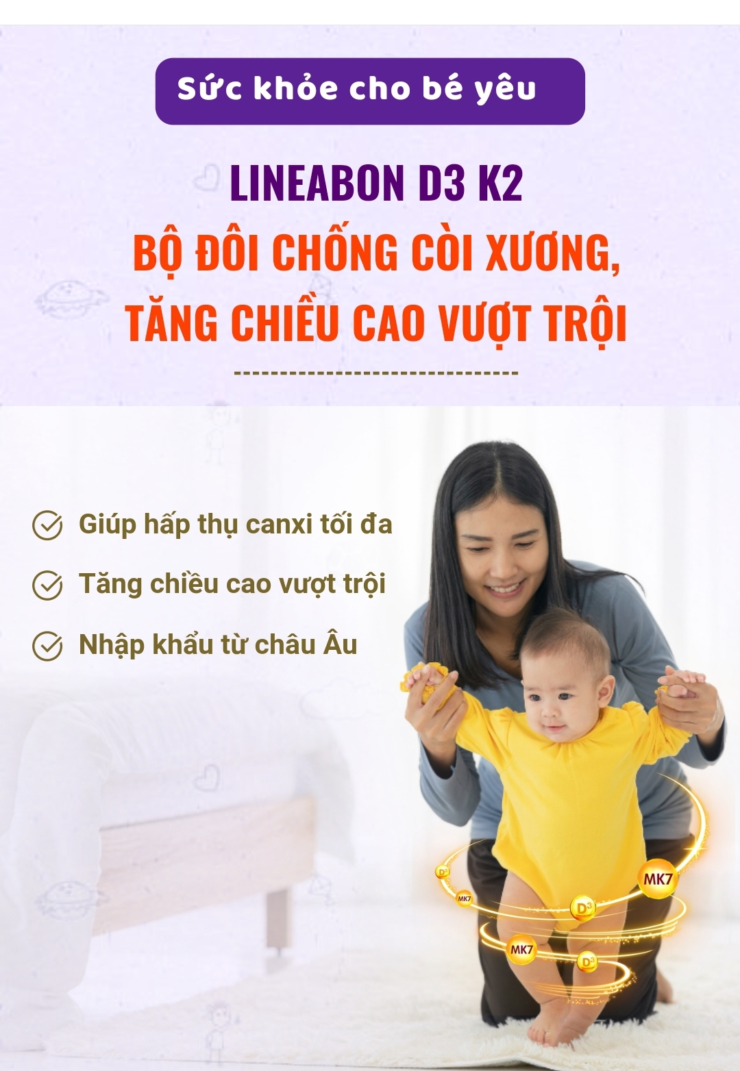 Link - Lineabon Vitamin D3 + K2 Tăng Chiều Cao (https://shorten.asia/9GrMWHme)
