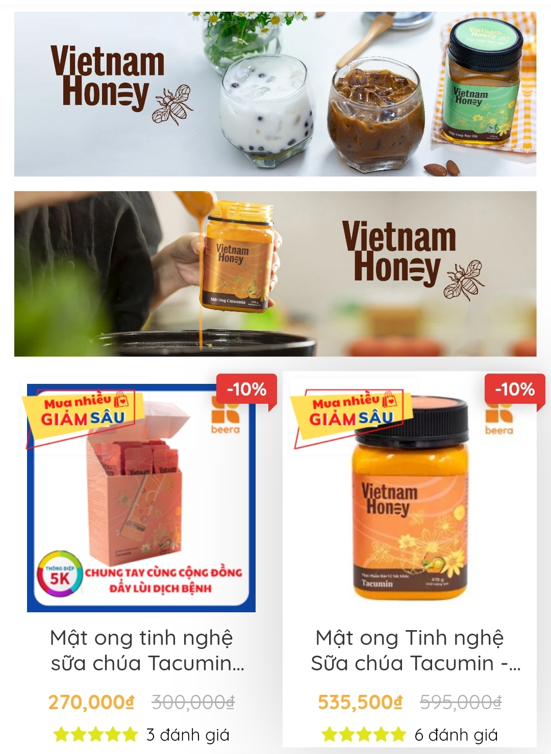 Link - Mật Ong Vietnam Honey (https://shorten.asia/H5T6zDpv)