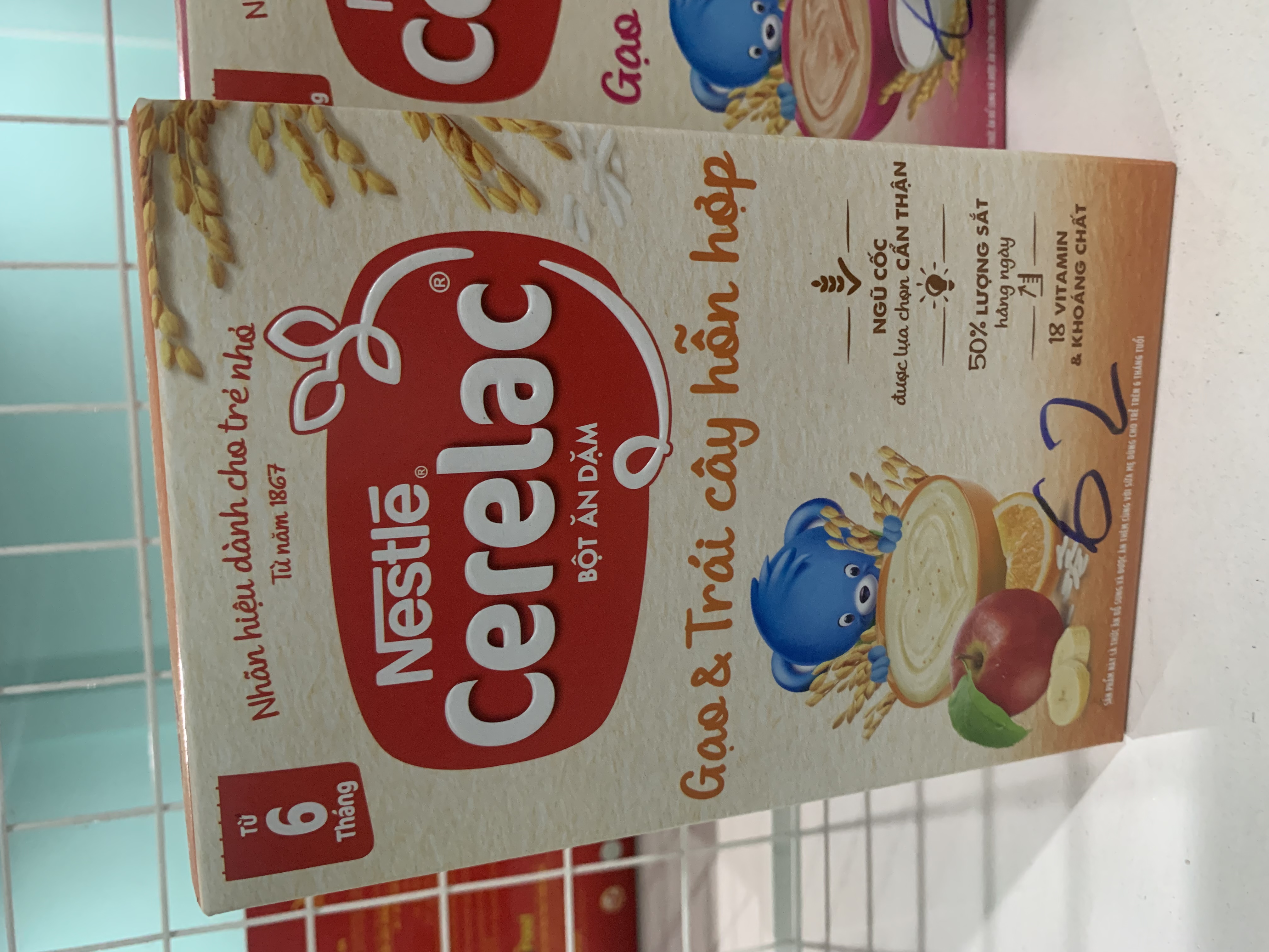 Bột ăn dặm cho bé Nestle