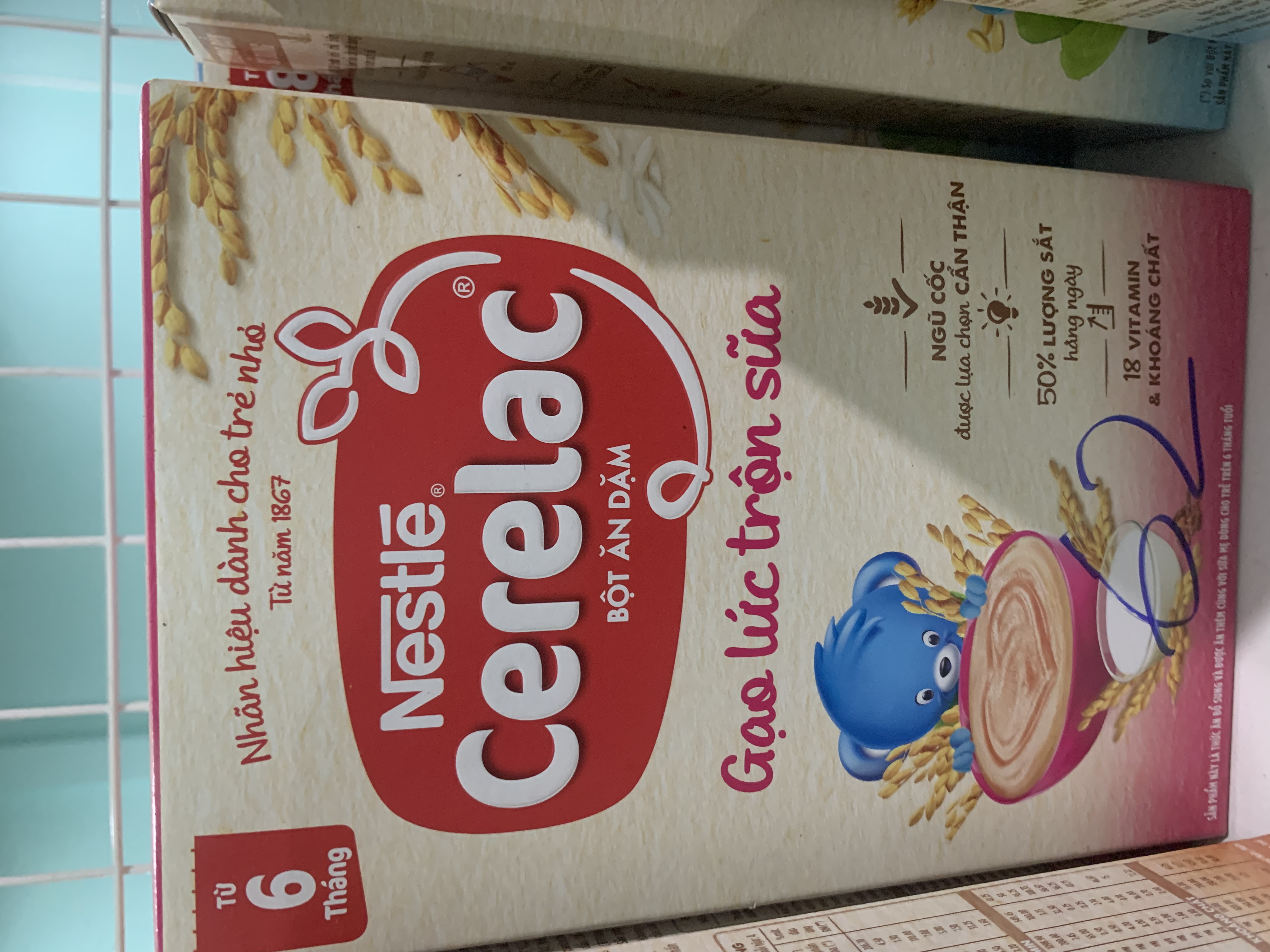 Bột ăn dặm nestle