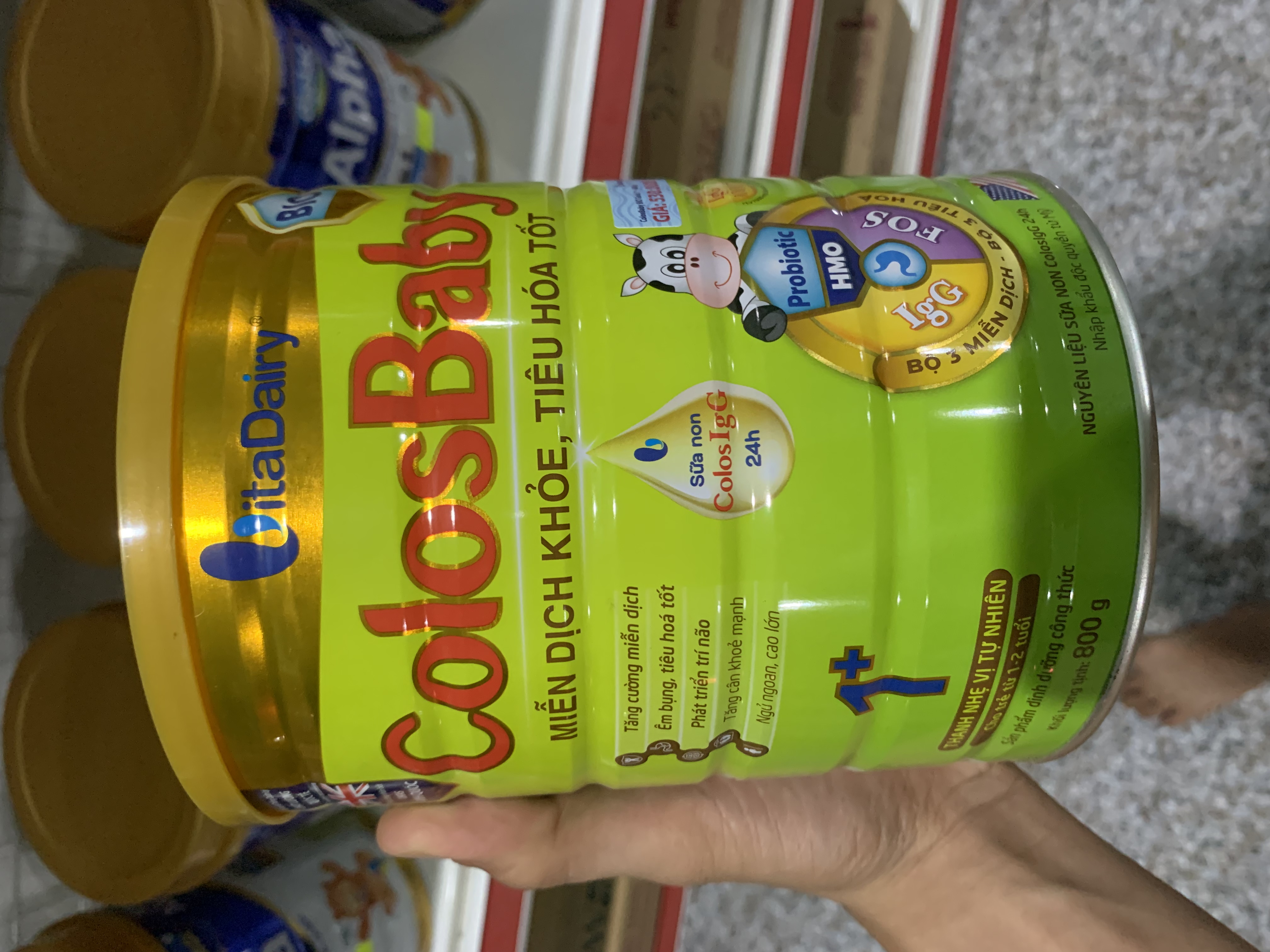 ColosBaby Bio 1+ tặng 1 tô&card 10k