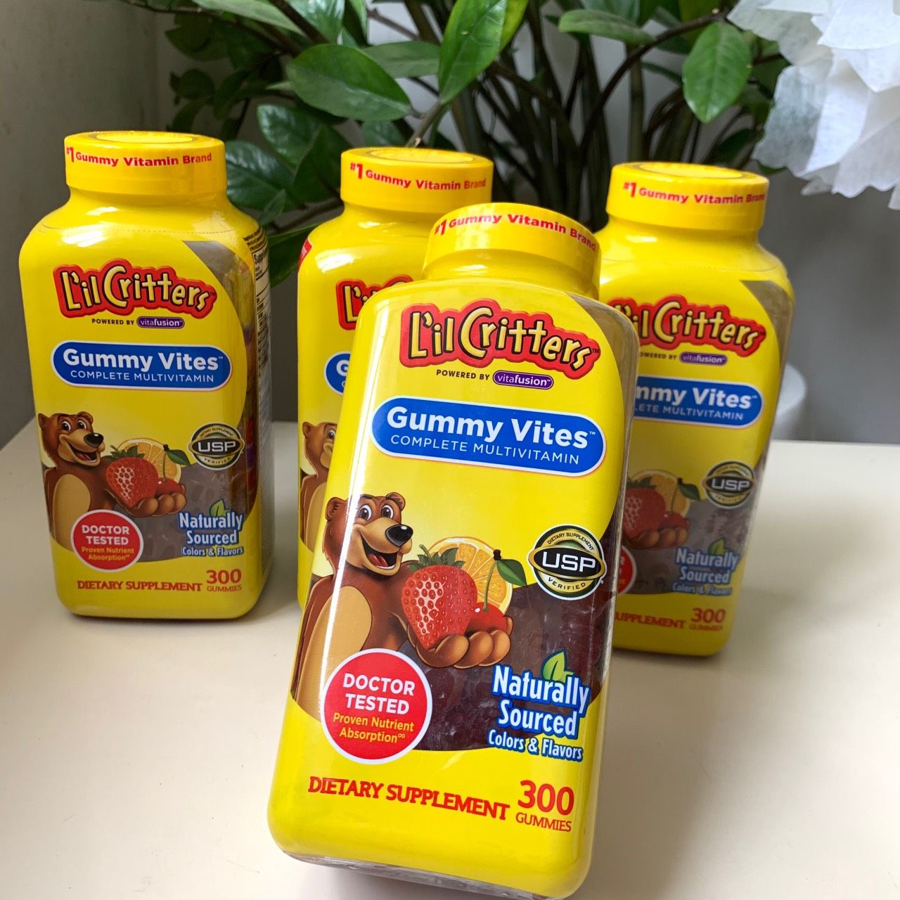 Kẹo Dẻo Hình Gấu Bổ Sung Vitamin Tổng Hợp L'il Critters Gummy Vites
