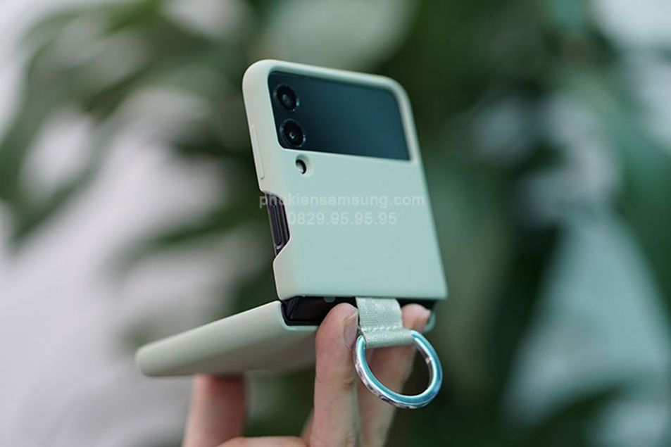 Ốp lưng Samsung Z Flip 3 Silicone màu chính hãng