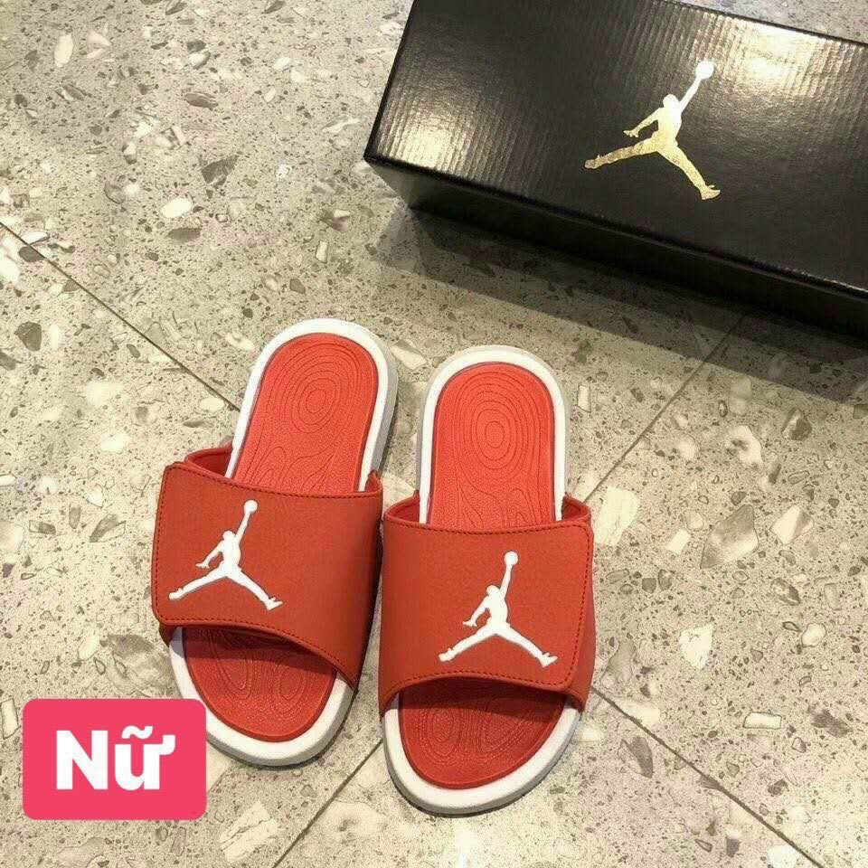 Dép jordan đỏ trắng