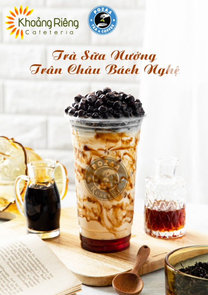 Trà Sữa Vị Nướng Trân Châu Bách Nghệ - Size M