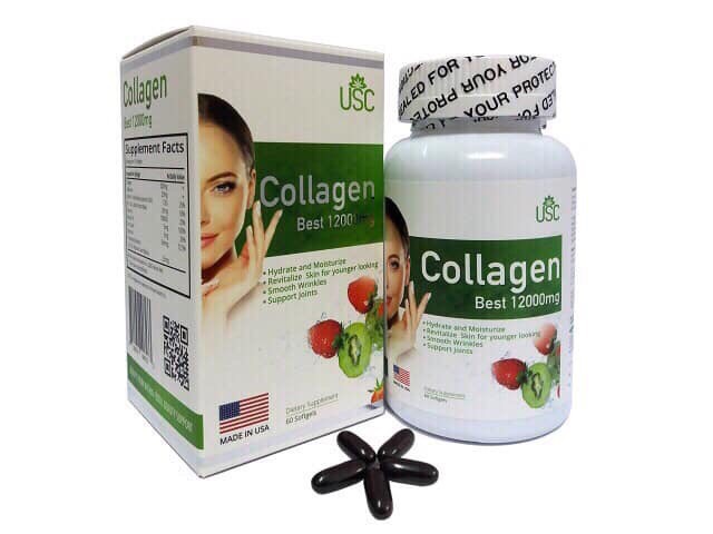 Viên uống đẹp da USC Collagen Best 12000mg