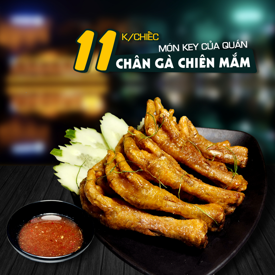 Chân gà chiên mắm