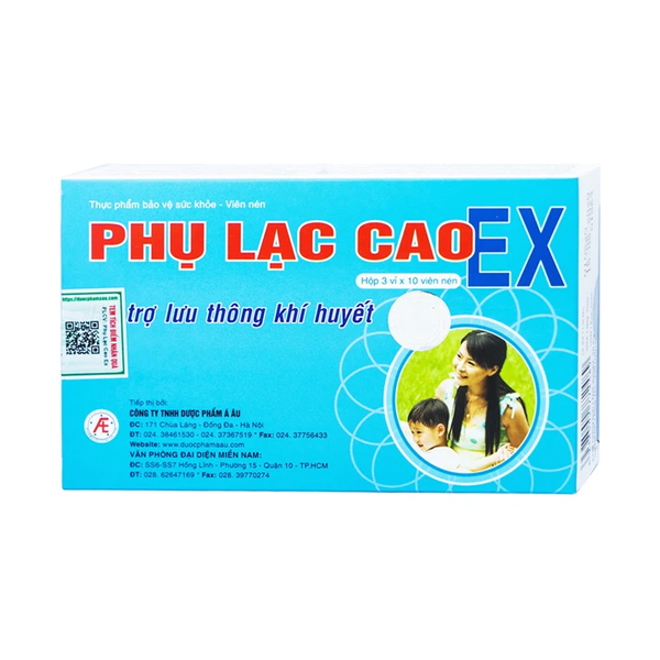 Phụ Lạc Cao Ex (30 Viên)