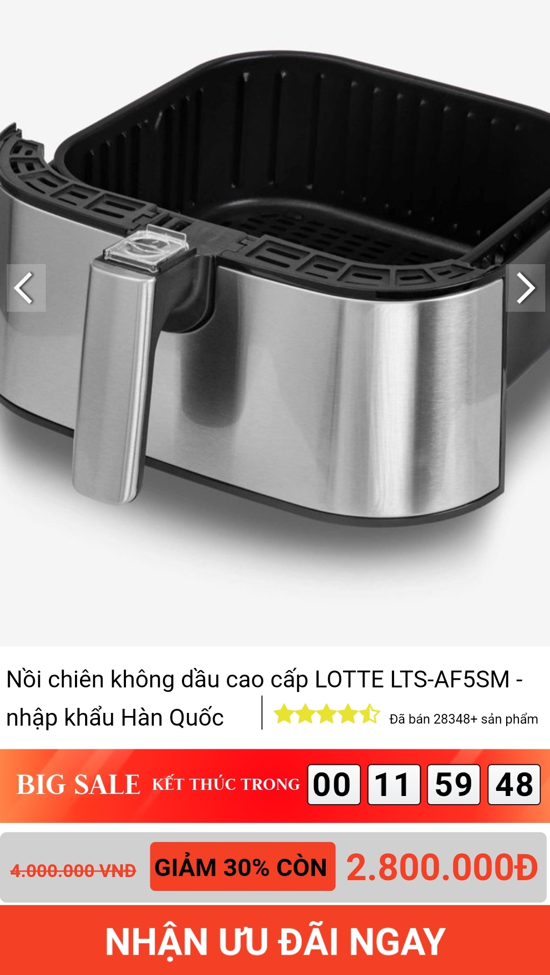 Link - Nồi Chiên Không Dầu LOTTE (https://shorten.asia/t4uHd3PY)