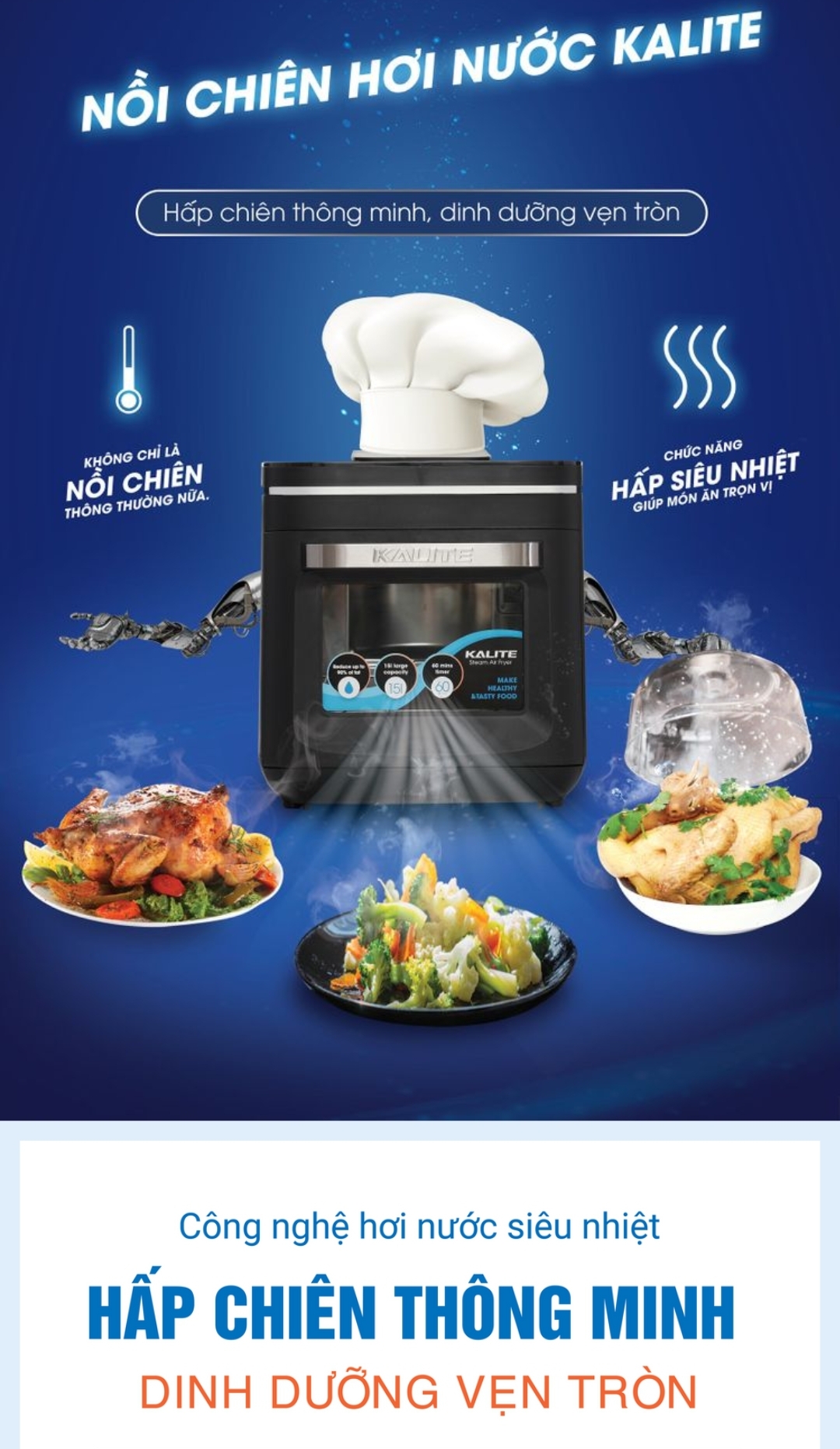 Link - Nồi chiên hơi nước Kalite (https://shorten.asia/MpSqvVAe)
