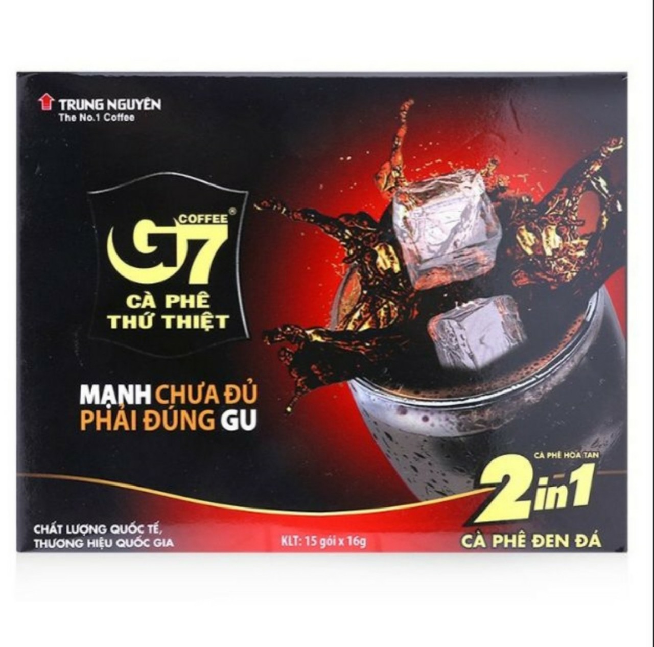 Cà phê đen đá 2in1 