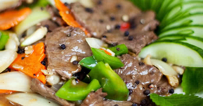 Bò sốt tiêu đen