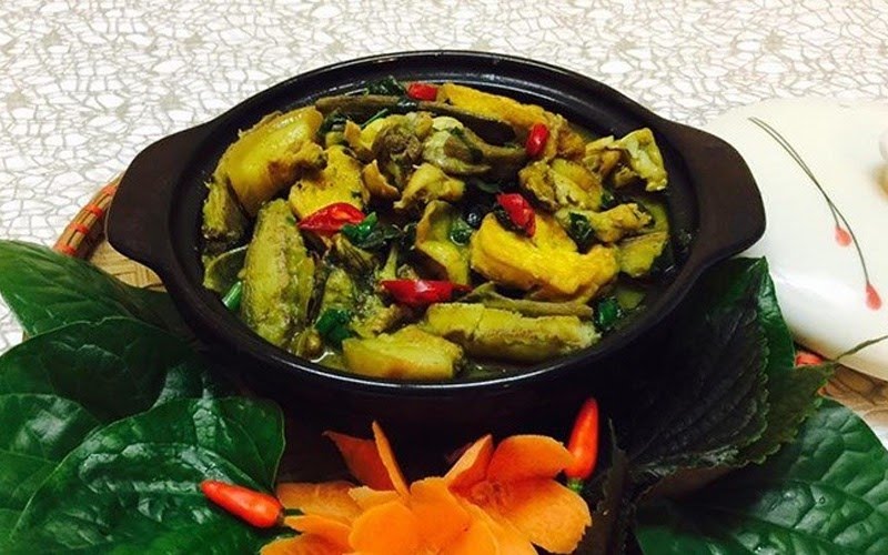 Ếch om chuối đậu