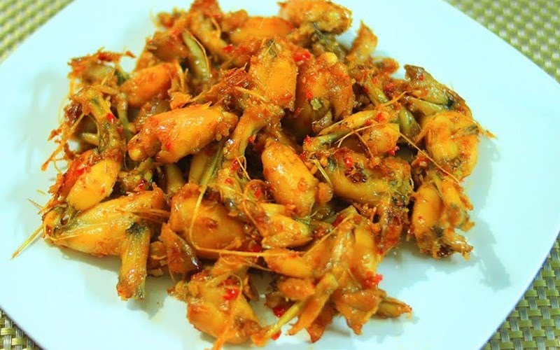 Ếch kho sả ớt