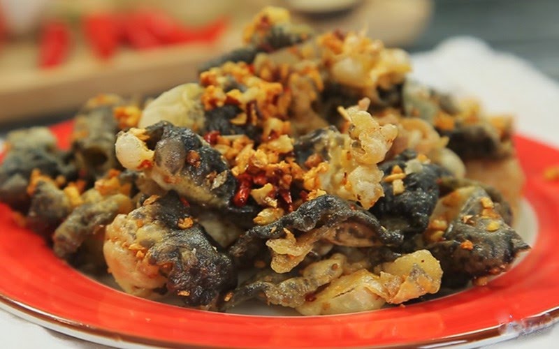 Da ếch chiên giòn