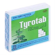 Tyrotab hộp 24 viên ngậm sát trùng họng, viêm...